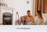 X-Sense Wireless Interconnected Combination Smoke and Carbon Monoxide Detector, 10-Year Battery Powered Fire and CO Alarm, SC06-W, Pack of 6