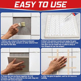 Heavy Duty Construction Adhesive, 7.4 Ounce Cement Glue Squeeze Tube, Versatile Construction Glue for Tile, Floor, Stone, Wood, Wall & More, Pack of 1 (CZJS-001)