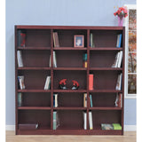 Concepts in Wood 72-inch Bookcase/Storage Unit Espresso Espresso Finish