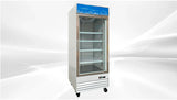 31 in. Single Glass Door Food Merchandiser Commercial Freezer, 23 cu. ft.