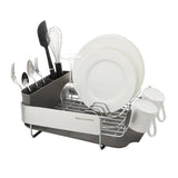 KitchenAid Compact Stainless Steel Dish Rack, 16.06-Inch, Black