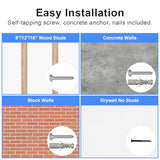 Suptek Studless TV Wall Mount for Most 23-60 Inch TVs up to 99 lbs, Low Profile No Drill TV Mount, Drywall TV Bracket with Max VESA 400x400mm, No Stud, No Drill, Easy Install, MF8
