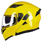 ILM Motorcycle Dual Visor Flip up Modular Full Face Helmet DOT 6 Colors Model 902