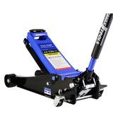 CQSXDA Floor Jack, 4 Ton Low Profile Floor Jack, Heavy-Duty Steel Racing Floor Jack with dual Piston Quick Lift Pump, Floor Jack Lifting Range 4-21