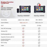 Autel MaxiSys MS906BT OBD2 Bluetooth Auto Diagnostic Tool Scanner ECU Coding