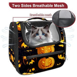 Halloween Pet Carrier Airline Approved Pet Carrier Bag Dog Carrier for Small Medium Cats Dogs Puppies Kitten