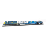 Bachmann Trains Coastliner – HO Scale Ready to Run Electric Train Set