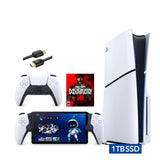 2023 New PlayStation 5 Slim Disc Edition Call of Duty Modern Warfare III Bundle with Portal Remote Player and Mytrix 8K HDMI Ultra High Speed Cable – PS5 1TB PCIe SSD Gaming Console