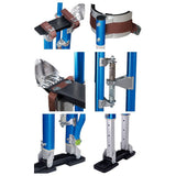 Drywall Stilts 24×22-40×22 Aluminum Tool Stilt for Painting Painter Taping Blue