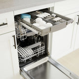 Bosch – 800 Series 18 Top Control Smart Built-In Dishwasher with 3rd Rack and 44 dBA – Custom Panel Ready